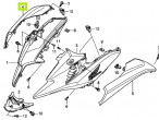 64280-MGS-D30ZB DUCT, R. AIR *NH463M* (NH463M) til Honda NC 700 XA