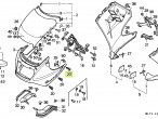 64509-ML7-000 (64509-ML7-505) BOLT,COWL SET til Honda