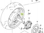 64651-35F20 ABSORBER,RR HUB SHOCK til Suzuki