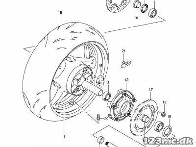 64711-33E20 AXLE,RR
