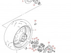 64733-35F00 RETAINER,RR SPROCKET DRUM til Suzuki
