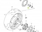 64741-35F00 SPACER,RR AXLE,R til Suzuki GSX 1300 R Hayabusa