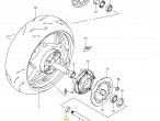 64751-49G00 SPACER,RR AXLE,L til Suzuki GSX 1300 R Hayabusa