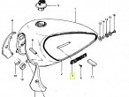 68111-44200 EMBLEM FUEL TANK til Suzuki