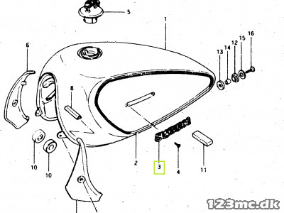 68111-44200 EMBLEM FUEL TANK