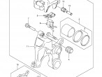 69100-15H00-999 CALIPER ASSY,RR til Suzuki GSX 1300 R Hayabusa