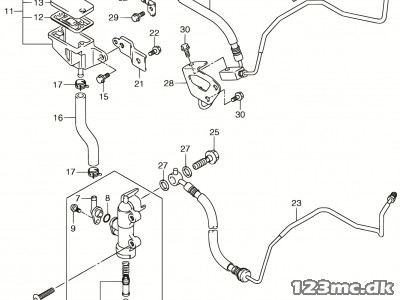 69268-15H00 CLAMP,RR BRAKE HOSE