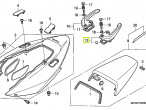 77400-MCW-D01 RAIL COMP.L,RR GR til Honda VFR 800 F