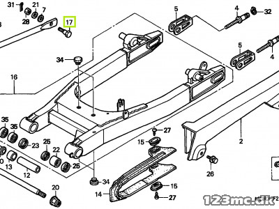 90127-393-000 BOLT,RR.BRAKE