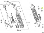 90309-315-000	NUT,RR CUSHION UP til Honda