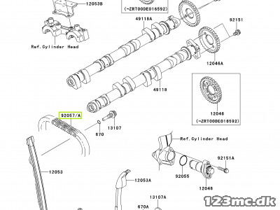 92057-1453 CHAIN,CAM,92RH2015-126M