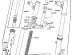 92093-1063 DUST SHIELD,FORK til Kawasaki