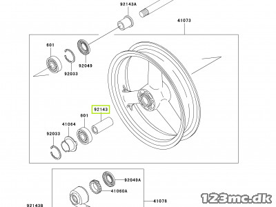 92143-1476 (92152-0128) COLLAR,FR HUB