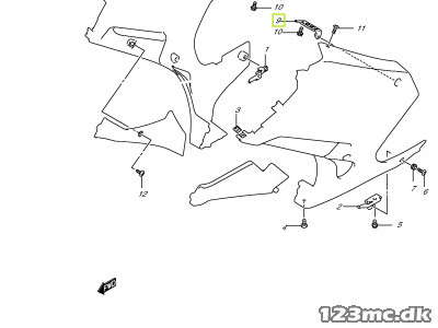 94570-01D00-E0N BRKT, UNDER COW