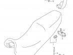 95700-31840 (95700-31841) LOCK SET, SEAT til Suzuki