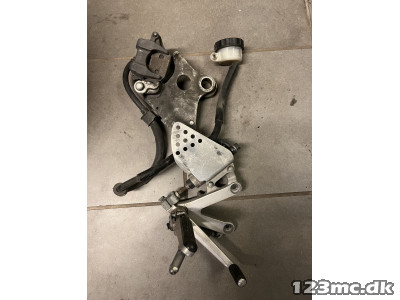 Bagbremse med fodhviler komplet