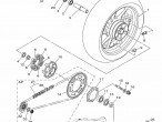 Bagfælg MT-07 2019-2021 orange -10%, 2DR-25338-00-P6 til Yamaha