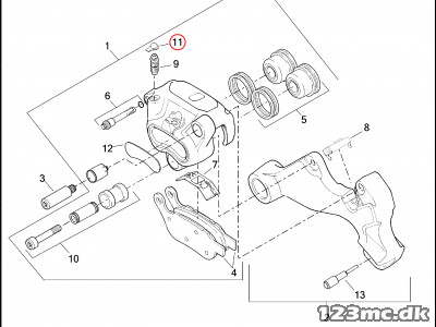 BRAKE CALIPER, REAR 44147-87A BRAKE CALIPER, REAR 44147-87A