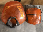 Buell XB12s tank cover og visir