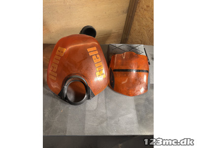 Buell XB12s tank cover og visir