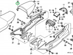 COWL SET, RR. CENTER (WL) *TYPE7* (FOR PB257), 77215-MZ7-920ZA til Honda VFR 700 F COWL SET, RR. CENTER (WL) *TYPE7* (FOR PB257), 77215-MZ7-920ZA til Honda VFR 700 F
