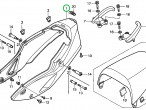 COWL SET, RR. (WL) *TYPE1* (FOR R157, 77210-MBG-000ZA - 77225-MBG-000ZB til Honda VFR 800 F COWL SET, RR. (WL) *TYPE1* (FOR R157, 77210-MBG-000ZA - 77225-MBG-000ZB til Honda VFR 800 F