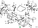 COWLL UP PB257M 64212-MZ7-000ZH til Honda VFR 750 F