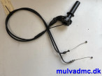 Gasrulle m holder og kabler til Yamaha FZS 600 Fazer