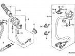 GRIP, R. HANDLE 53165-422-000 til Honda XBR 500