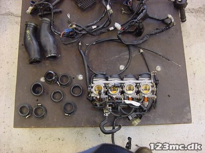 Indsugning/spjældhuse, ledningsnet m.v.