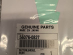 Kawasaki staffering, 	PATTERN,SHROUD,RR,RH, 560760827   56076-0827