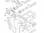 Knastaksel Kawasaki ZZR1200, 49118-1216