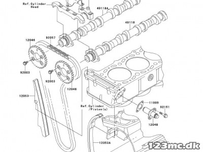 Knastaksel Kawasaki ZZR1200