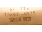 Pære 6V BA7S 1,2W