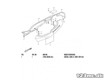 Suzuki GSF 600 F 1996-1999