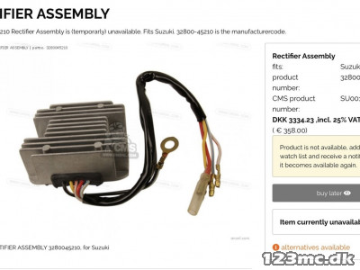 Suzuki GS/GSX Regulator