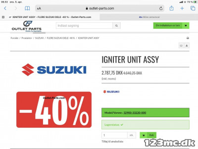 Suzuki GSX 400 CDI Tænding