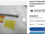 Suzuki TS Forhjuls Axel