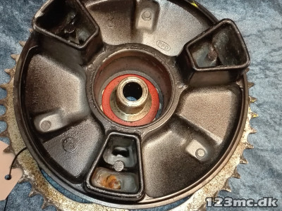 tandhjul (bag) med tandhjulsholder