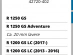 wunderlich komfortsæde, 42720 til BMW R 1200 GS