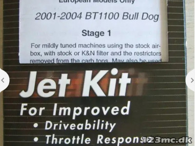 Yamaha Dynojet Jet Kit til Bulldog/Virago