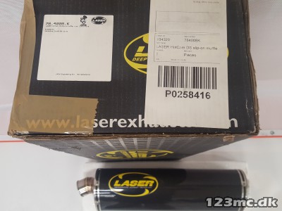 Laser udstødning KAWASAKI ZX-6R/ RR 03-04