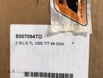 Termignoni Titanium Oval 2 stk Bolt-on.  Passer Ti, S007094TO til Suzuki SV 1000