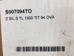 Termignoni Titanium Oval 2 stk Bolt-on., S007094TO til Suzuki SV 1000
