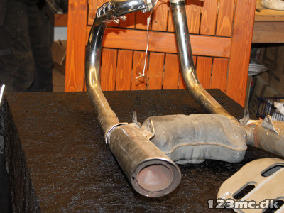 Udstødning til Honda VT 750