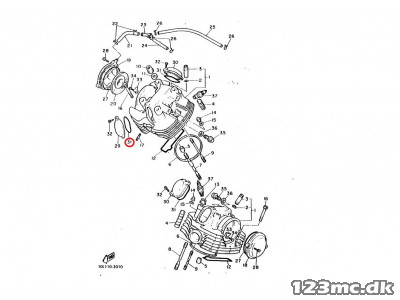 4 stk. O-ringe til ventildæksel XV920