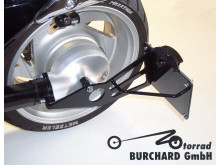 B. Sidehængt nr. plade holder Sort - Suzuki