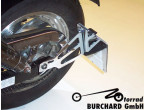 B. Sidehængt nr. pladeholder Sort - VZ 800 til Suzuki VZ 800 Marauder