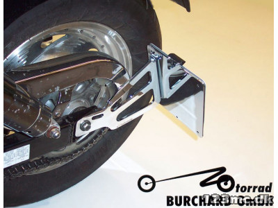 B. Sidehængt nr. pladeholder Sort - VZ 800