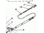 Bagbremse kabel - Yamaha XV 250 Bagbremse kabel - Yamaha XV 250